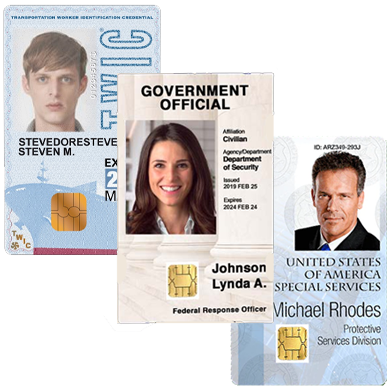 Sample Government ID Badges